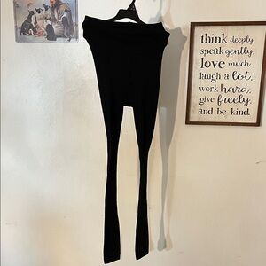 Steve Madden Black warm tights